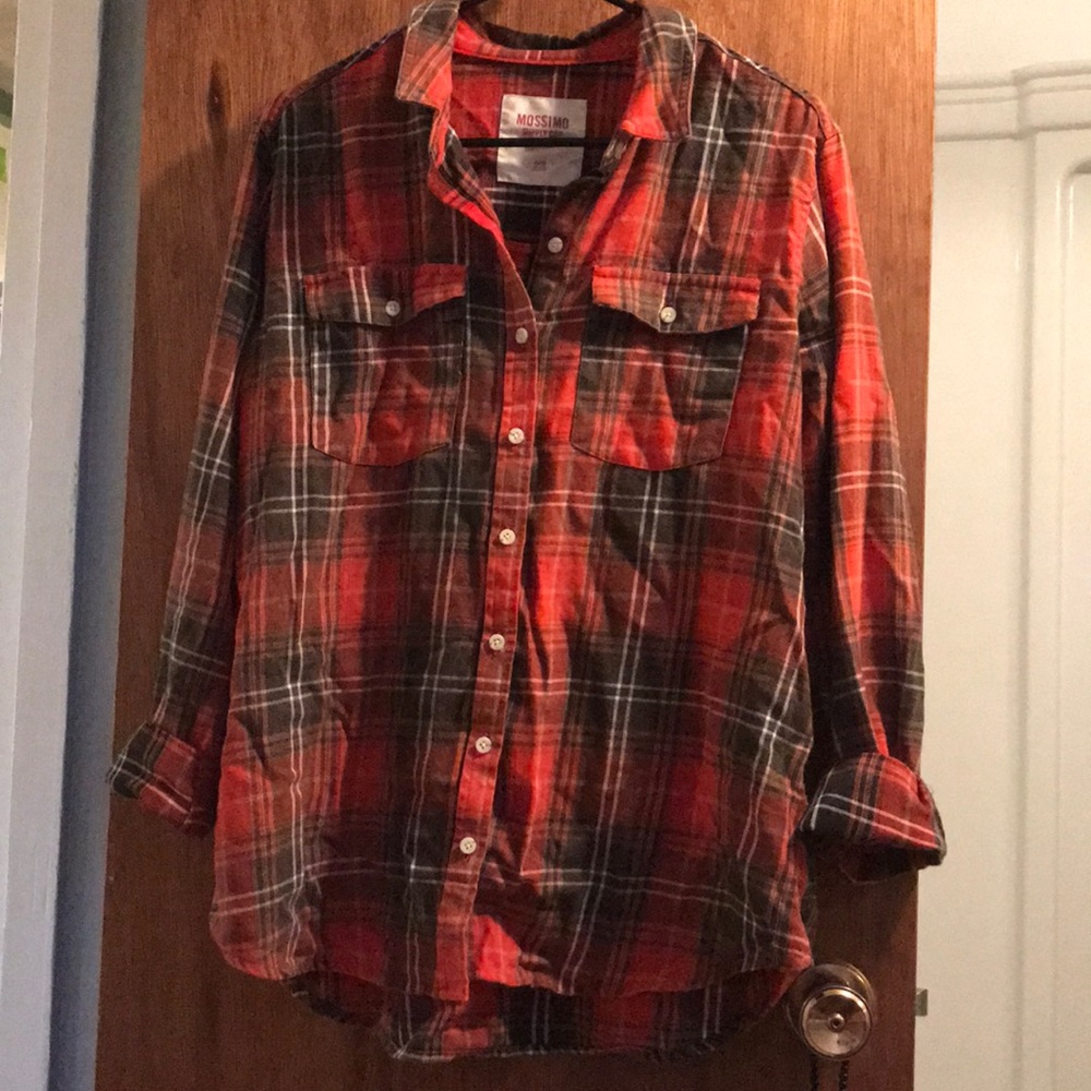 Mossimo Plaid Button Up